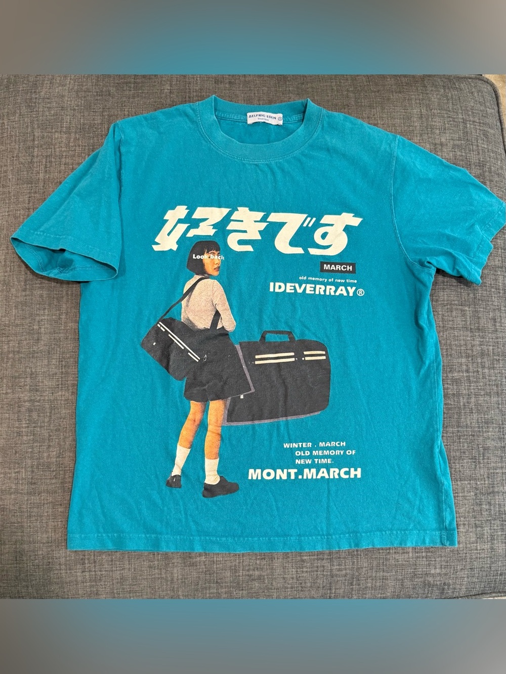 Aelfric Eden Teal “Look Back” Tshirt